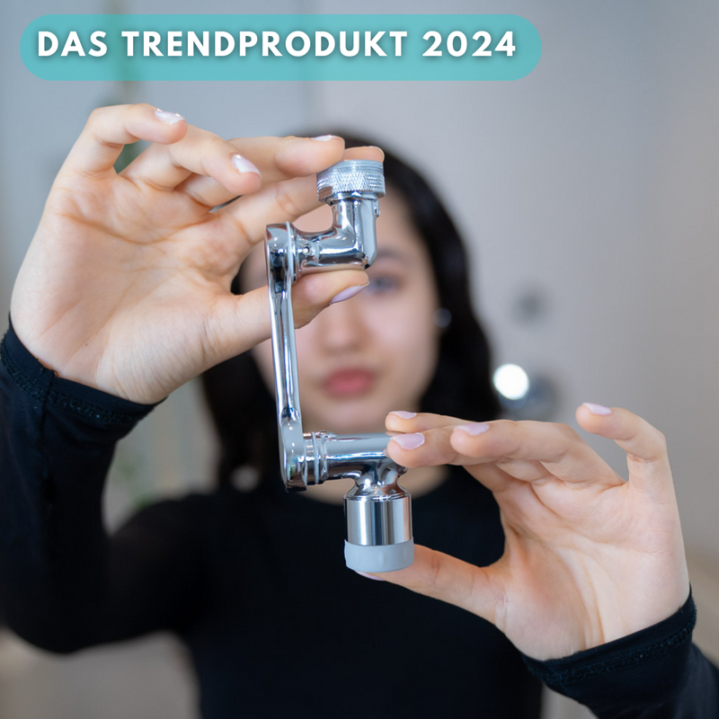 WaterJake® | 1080° Wasserhahn-Aufsatz (+GRATIS Trockentuch)