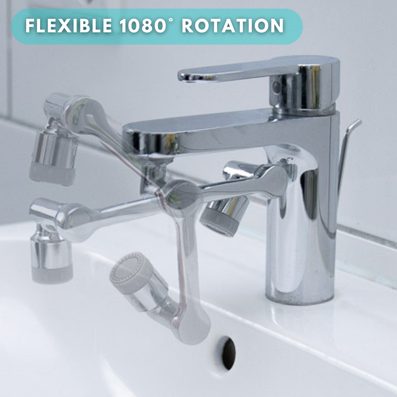 WaterJake® | 1080° Wasserhahn-Aufsatz (+GRATIS Trockentuch)