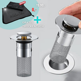 Pop-up Ablaufventil | WaterJake® (+GRATIS Trockentuch)