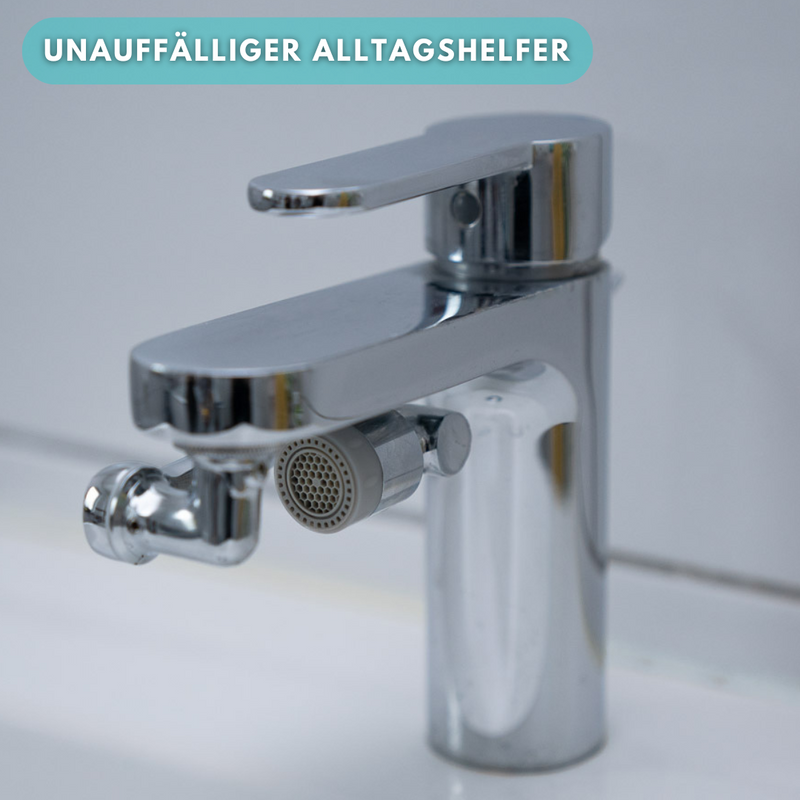 WaterJake® | 1080° Wasserhahn-Aufsatz (+GRATIS Trockentuch)